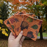 Fall Foliage Quilted Coasters - One Stitch Back