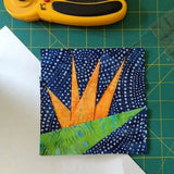 Bird of Paradise Paper Piecing Pattern - One Stitch Back