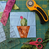 Cacto 2 Paper Piecing Pattern - One Stitch Back