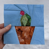 Cacto 2 Paper Piecing Pattern - One Stitch Back