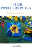 Girasol Paper Piecing Pattern - One Stitch Back