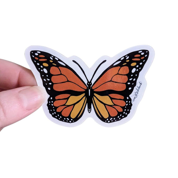 Monarch Butterfly Sticker - One Stitch Back