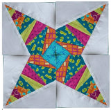 Scrappy Splits Paper Piecing Pattern - One Stitch Back