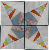 Scrappy Splits Paper Piecing Pattern - One Stitch Back