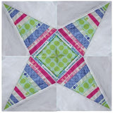 Scrappy Splits Paper Piecing Pattern - One Stitch Back