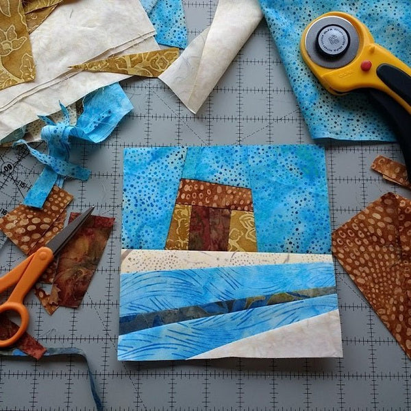 Templo Paper Piecing Pattern - One Stitch Back