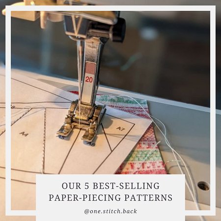 Our 5 Best-Selling Paper Piecing Patterns