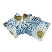 Sun Energy Quilted Coasters
