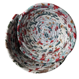 Holiday Scraps Fabric Bowl #1