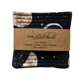 Moon Phases Quilted Coasters