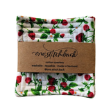 Strawberry Quilted Coasters