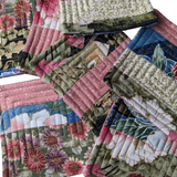 Asian Fabric Patchwork - Quilted Coasters