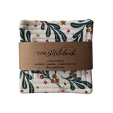 Vintage Mistletoe Quilted Coasters