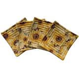 Sunflower Quilted Coasters