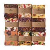 Fall Leaves + Berries - Quilted Coasters