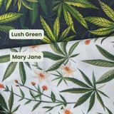 Cannabis Leaf Quilted Coasters