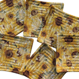 Sunflower Quilted Coasters