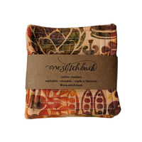 Harvest Batik Quilted Coasters