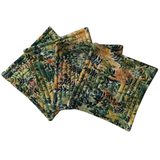 Jungle Leaves Quilted Coasters