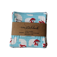 Polar Bears Quilted Coasters