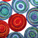 Mixed Batik Bowl - Colorway #22