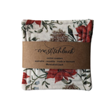 Vintage Poinsettia Quilted Coasters