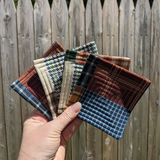 Dad's Plaid - Quilted Coasters