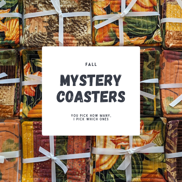Fall Mystery Quilted Coasters