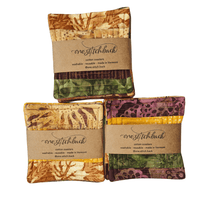 Autumn Batiks Quilted Coasters - One Stitch Back