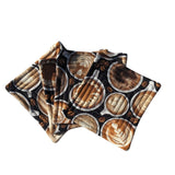 Coffee Cups Quilted Coasters - One Stitch Back