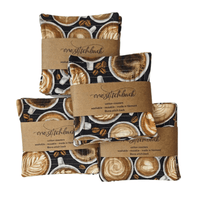 Coffee Cups Quilted Coasters - One Stitch Back