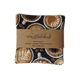 Coffee Cups Quilted Coasters - One Stitch Back