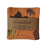 Fall Foliage Quilted Coasters - One Stitch Back