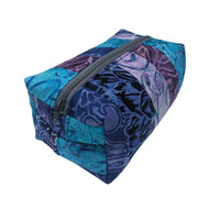 Purple Mixed Batik Boxy Bag - One Stitch Back