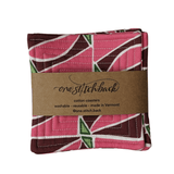 Watermelon Mosaic Quilted Coasters - One Stitch Back