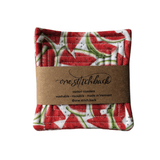 Watermelon Quilted Coasters - One Stitch Back