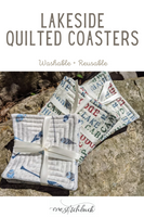 Lakeside Quilted Coasters