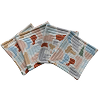 Abstract Elephant Quilted Coasters