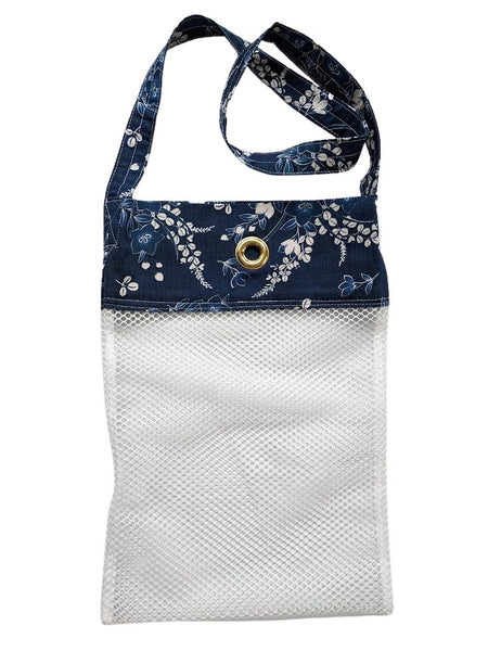 Blue Blossom Project Bag - One Stitch Back