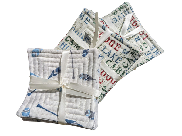 Lakeside Quilted Coasters