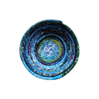 Mixed Batik Bowl #13 - One Stitch Back