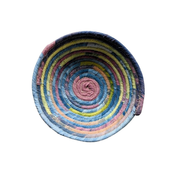 Mixed Hand-Dyed Fabric Bowl - One Stitch Back