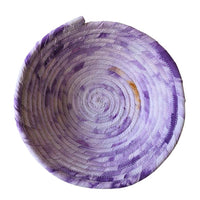 Purple + Rust Hand-Dyed Fabric Bowl - One Stitch Back