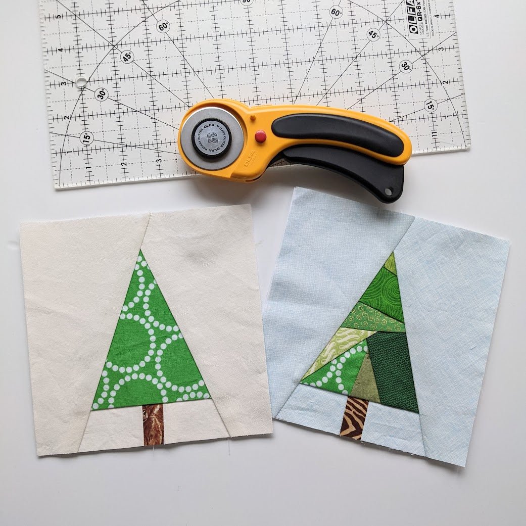 Scrappy Tree Paper Piecing Pattern – One Stitch Back