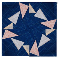 Wonky Geese Paper Piecing Pattern - One Stitch Back